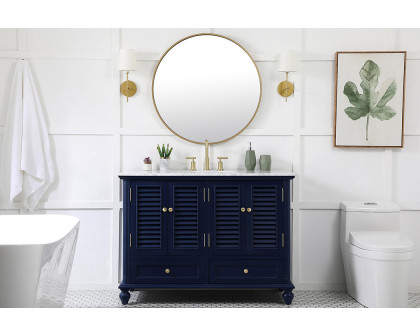 Elegant Bathroom Vanity - Blue (VF30548BL)