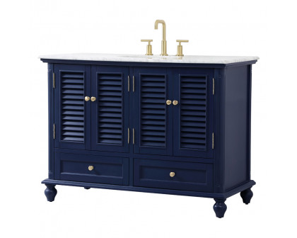 Elegant Bathroom Vanity - Blue (VF30548BL)