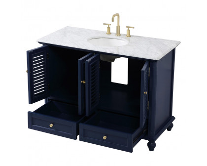 Elegant Bathroom Vanity - Blue (VF30548BL)