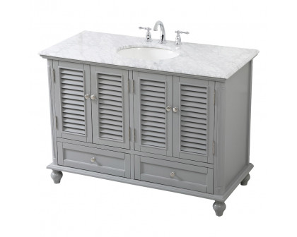 Elegant Bathroom Vanity - Gray (VF30548GR)