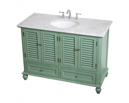 Elegant Bathroom Vanity - Vintage Mint (VF30548VM)