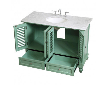 Elegant Bathroom Vanity - Vintage Mint (VF30548VM)