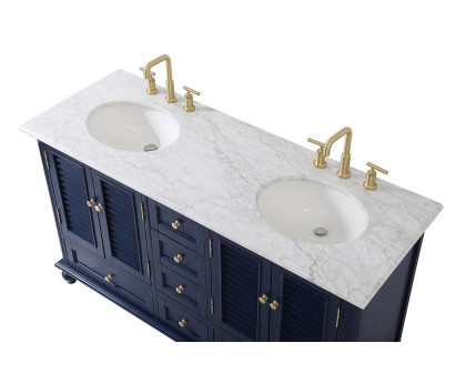 Elegant Bathroom Vanity - Blue (VF30560DBL)