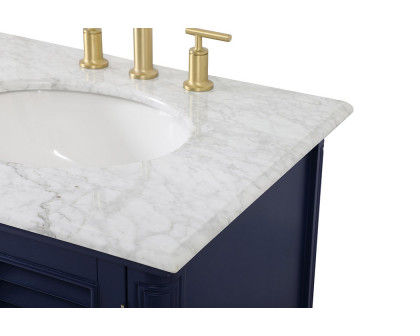 Elegant Bathroom Vanity - Blue (VF30560DBL)