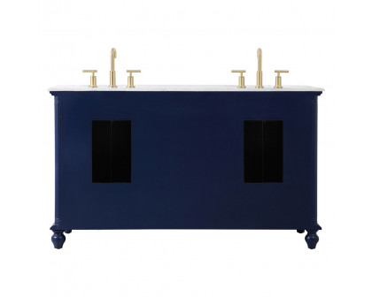 Elegant Bathroom Vanity - Blue (VF30560DBL)