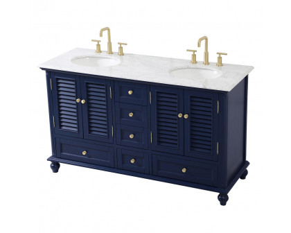 Elegant Bathroom Vanity - Blue (VF30560DBL)