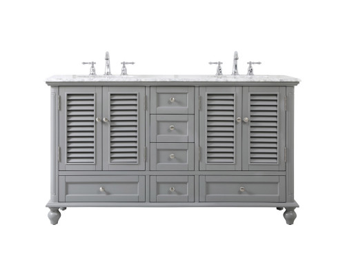 Elegant Bathroom Vanity - Gray (VF30560DGR)