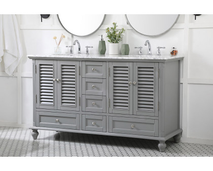 Elegant Bathroom Vanity - Gray (VF30560DGR)