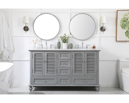 Elegant Bathroom Vanity - Gray (VF30560DGR)