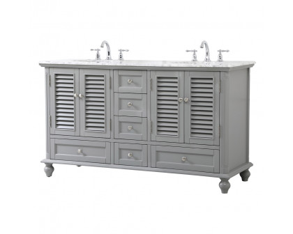 Elegant Bathroom Vanity - Gray (VF30560DGR)