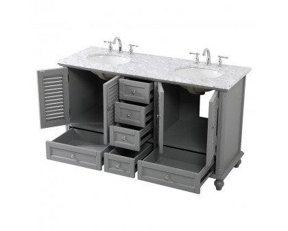 Elegant Bathroom Vanity - Gray (VF30560DGR)