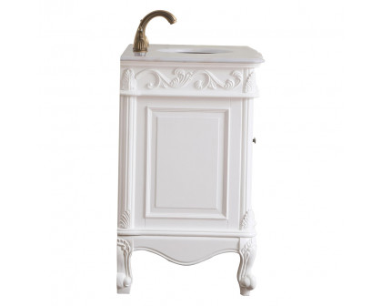 Elegant Bathroom Vanity - Antique White, L 42" (VF38842AW)