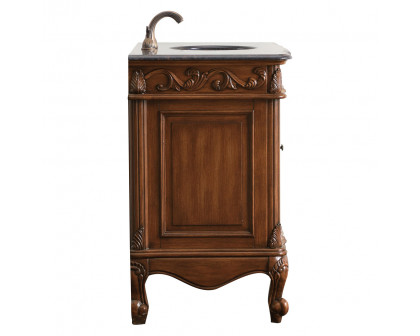 Elegant Bathroom Vanity - Teak, L 42" (VF38842TK)