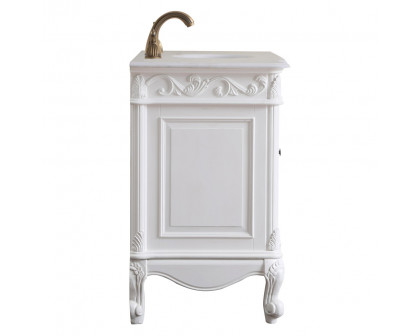 Elegant Bathroom Vanity - Antique White, L 48" (VF38848AW)