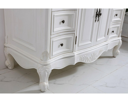 Elegant Bathroom Vanity - Antique White, L 48" (VF38848AW)