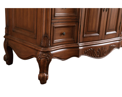 Elegant Bathroom Vanity - Teak, L 48" (VF38848TK)