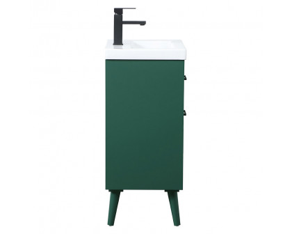 Elegant Bathroom Vanity - Green, L 18" (VF41018MGN)