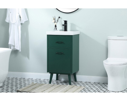 Elegant Bathroom Vanity - Green, L 18" (VF41018MGN)