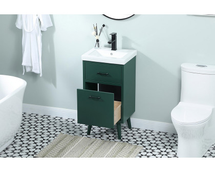 Elegant Bathroom Vanity - Green, L 18" (VF41018MGN)