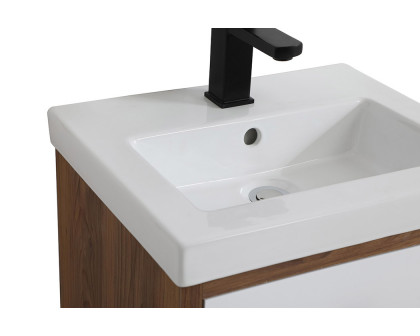 Elegant Bathroom Vanity - White, L 18" (VF41018WH)