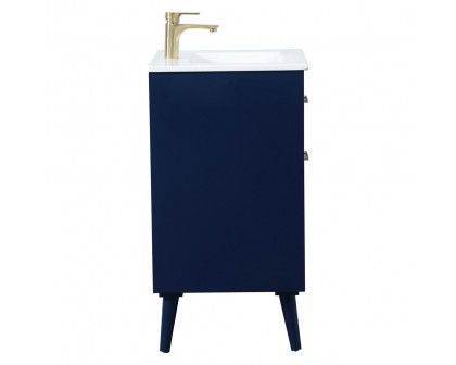 Elegant Bathroom Vanity - Blue, L 24" (VF41024MBL)