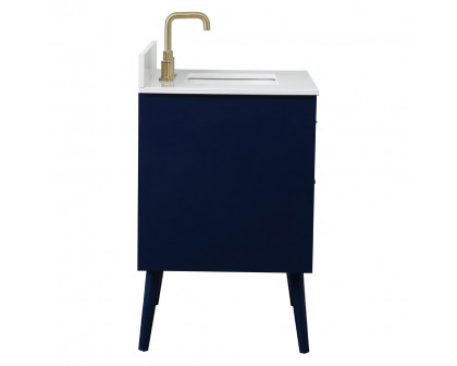 Elegant Bathroom Vanity - Blue (VF41030MBL-BS)