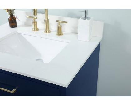 Elegant Bathroom Vanity - Blue (VF41030MBL-BS)