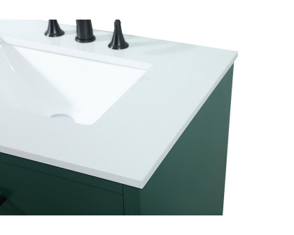 Elegant Bathroom Vanity - Green (VF41030MGN)