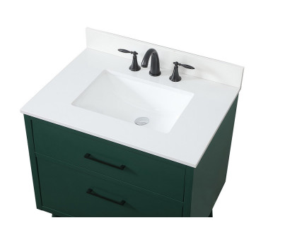 Elegant Bathroom Vanity - Green (VF41030MGN-BS)