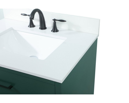 Elegant Bathroom Vanity - Green (VF41030MGN-BS)