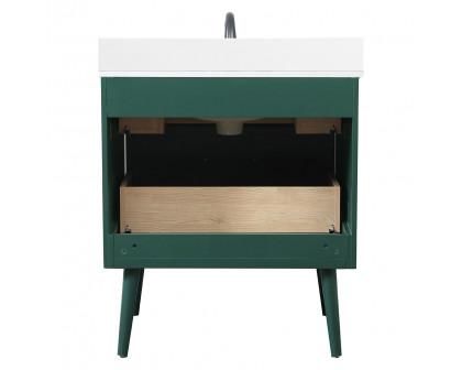 Elegant Bathroom Vanity - Green (VF41030MGN-BS)