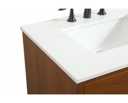 Elegant Bathroom Vanity - Teak (VF41030MTK)