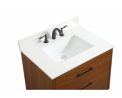 Elegant Bathroom Vanity - Teak (VF41030MTK-BS)