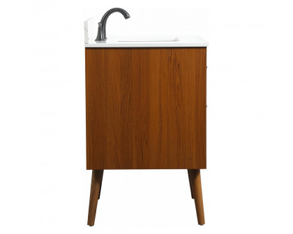 Elegant Bathroom Vanity - Teak (VF41030MTK-BS)