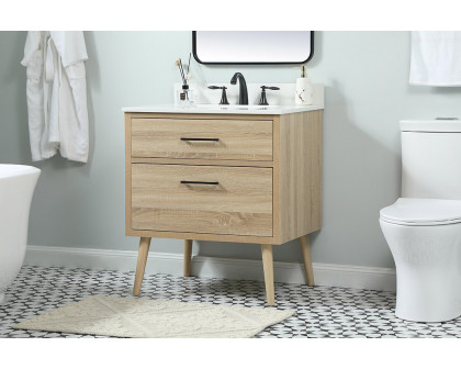 Elegant Bathroom Vanity - Mango Wood (VF41030MW-BS)