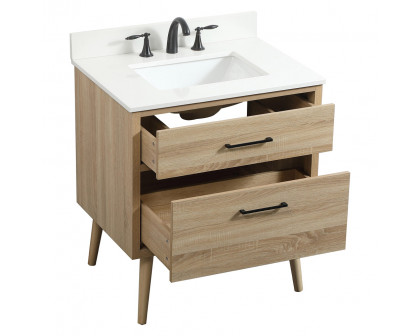 Elegant Bathroom Vanity - Mango Wood (VF41030MW-BS)