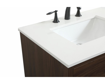 Elegant Bathroom Vanity - Walnut (VF41030MWT)