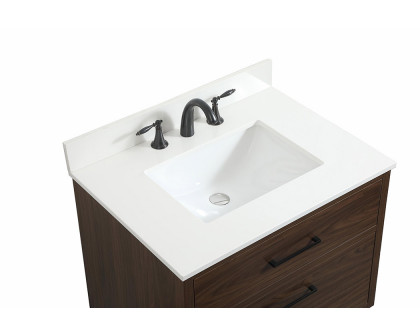 Elegant Bathroom Vanity - Walnut (VF41030MWT-BS)