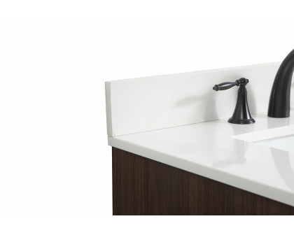 Elegant Bathroom Vanity - Walnut (VF41030MWT-BS)