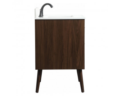 Elegant Bathroom Vanity - Walnut (VF41030MWT-BS)