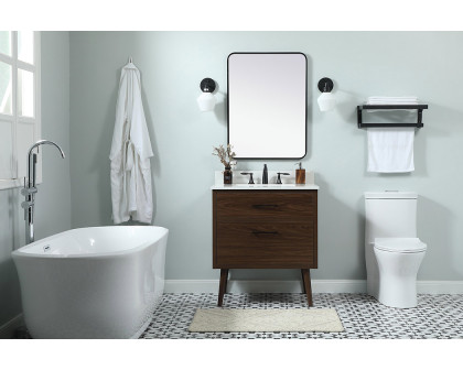 Elegant Bathroom Vanity - Walnut (VF41030MWT-BS)