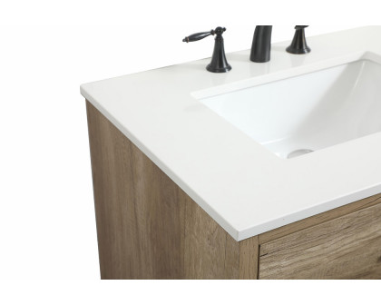 Elegant Bathroom Vanity - Natural Oak (VF41030NT)