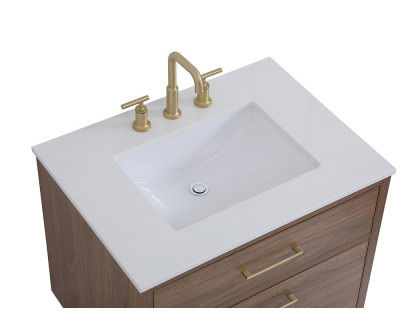 Elegant Bathroom Vanity - Walnut Brown (VF41030WB)