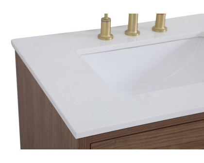 Elegant Bathroom Vanity - Walnut Brown (VF41030WB)