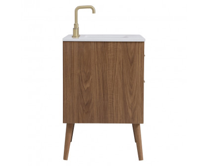 Elegant Bathroom Vanity - Walnut Brown (VF41030WB)