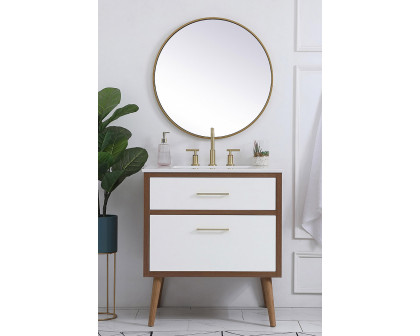 Elegant Bathroom Vanity - White (VF41030WH)