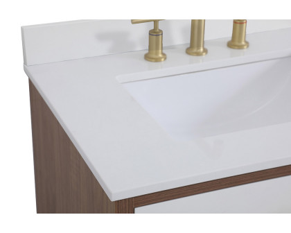 Elegant Bathroom Vanity - White (VF41030WH-BS)