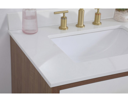 Elegant Bathroom Vanity - White (VF41030WH-BS)