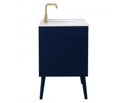 Elegant Bathroom Vanity - Blue (VF41036MBL)