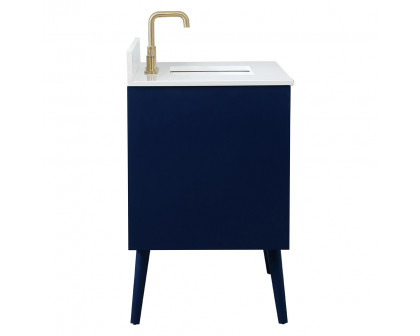 Elegant Bathroom Vanity - Blue (VF41036MBL-BS)